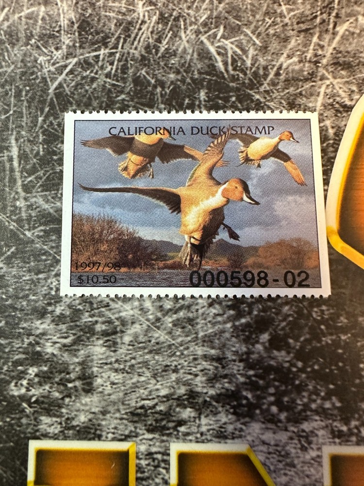 1997 California State Duck Stamp,