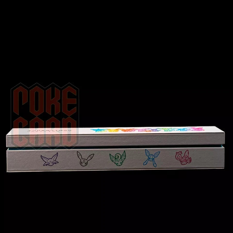 US Stock Pokemon CHN EEVEE Playmat+Card deckBox+Storage box+DIce+Damage Counters