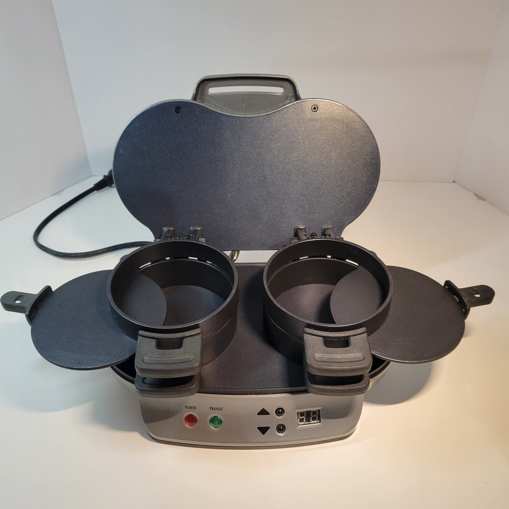Hamilton Beach Dual Breakfast Sandwich Maker Timer Model 25490A Tested Works