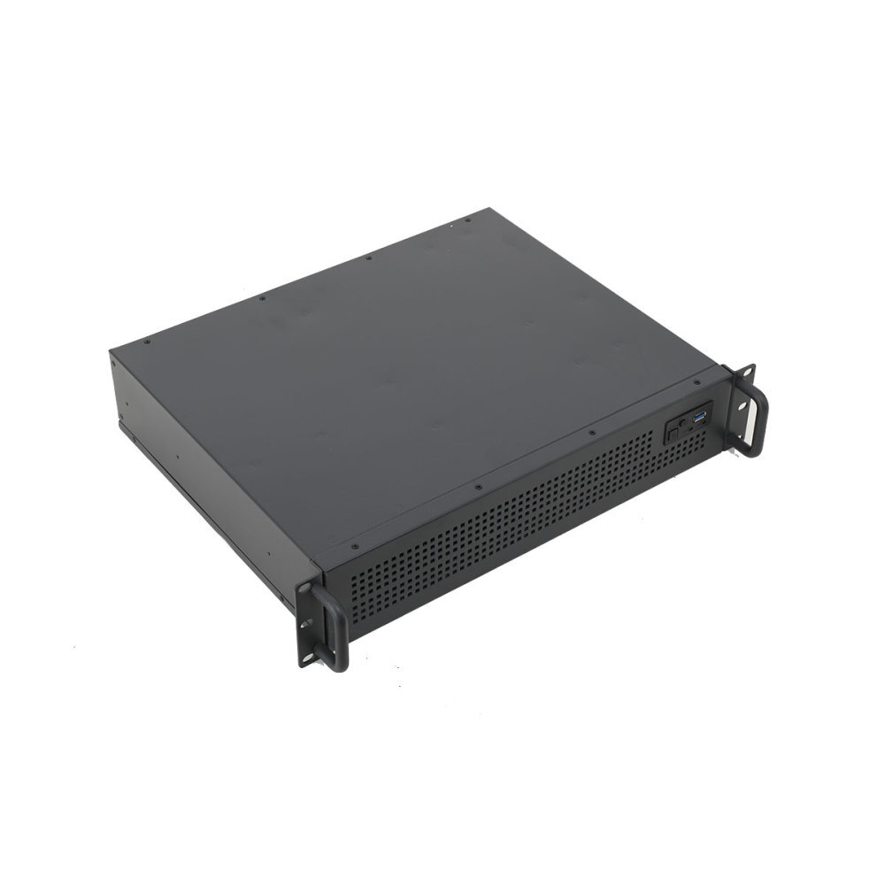 2U Server Rack Cabinet Network Chassis Rackmount Computer Case Enclosure ITX ATX