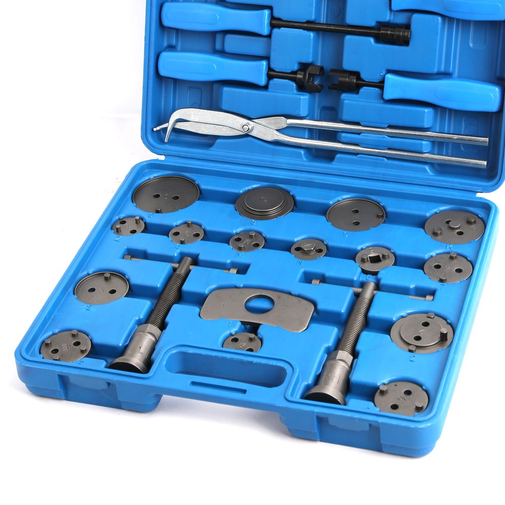 18pc Brake Caliper Tool Set & 8 Pc Drum Brake Tool Kit Removal & Installation