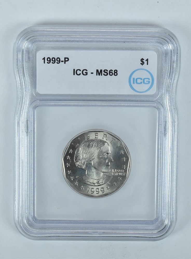 1999-P Susan B Anthony $1 MS68 ICG