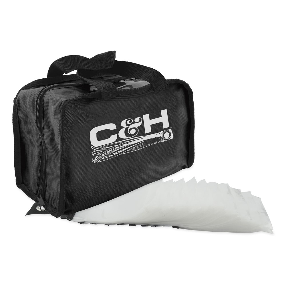 King Rig Bag with 50 Rig Bags Inside, Black