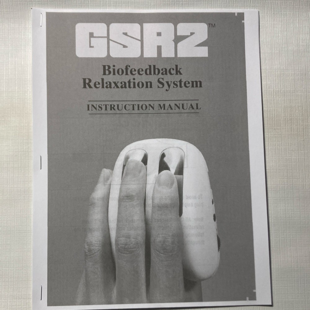 Thought Tech Ltd GSR2 Analog Biofeedback Relaxation System Beige