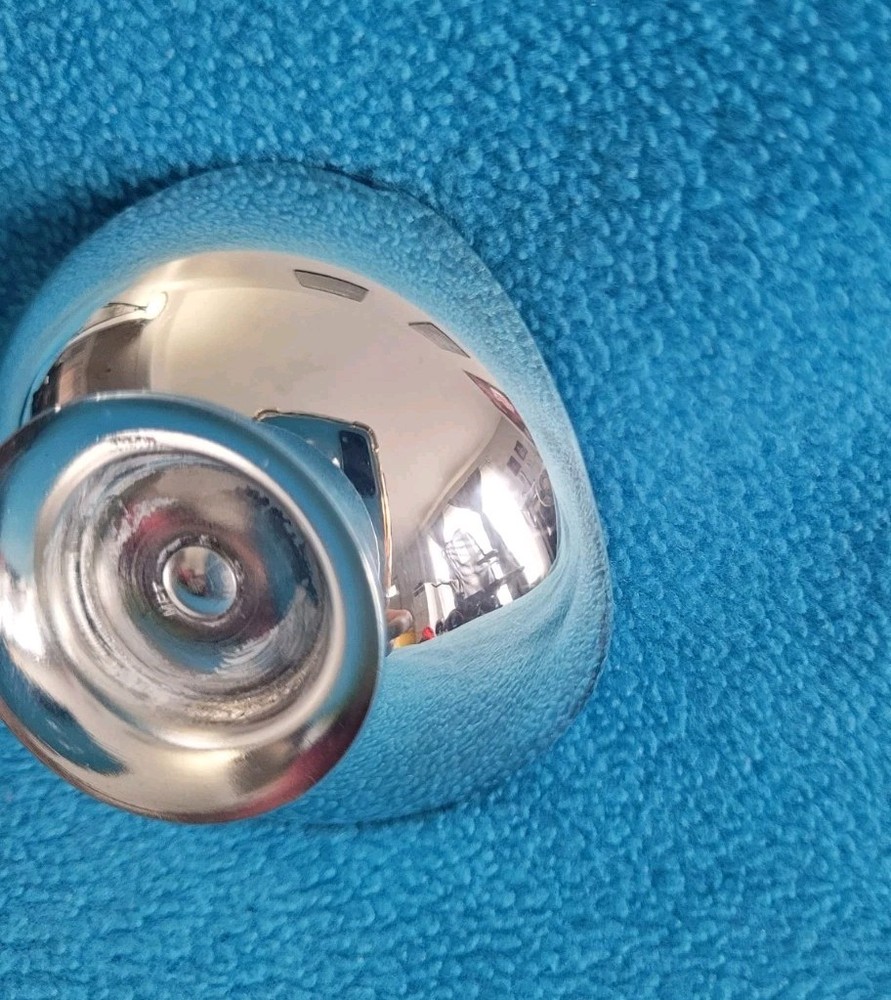 2 Vintage MEKA MADE IN DENMARK Blue Enamel Silver Plated Candleholders