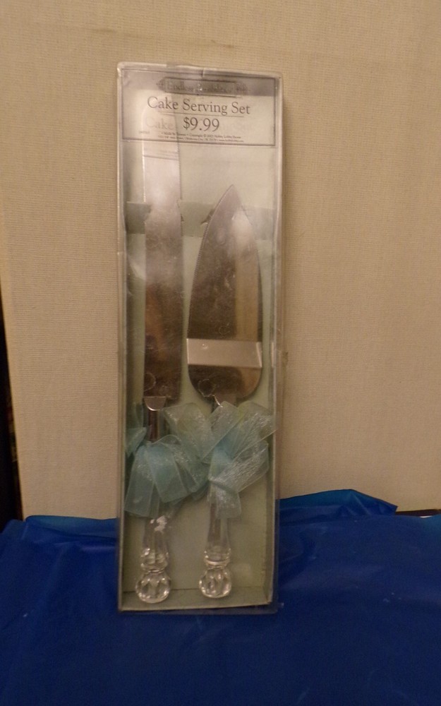 Endless Possibilities Cake Serving Set Wedding Cake Server and Knife Boxed Set