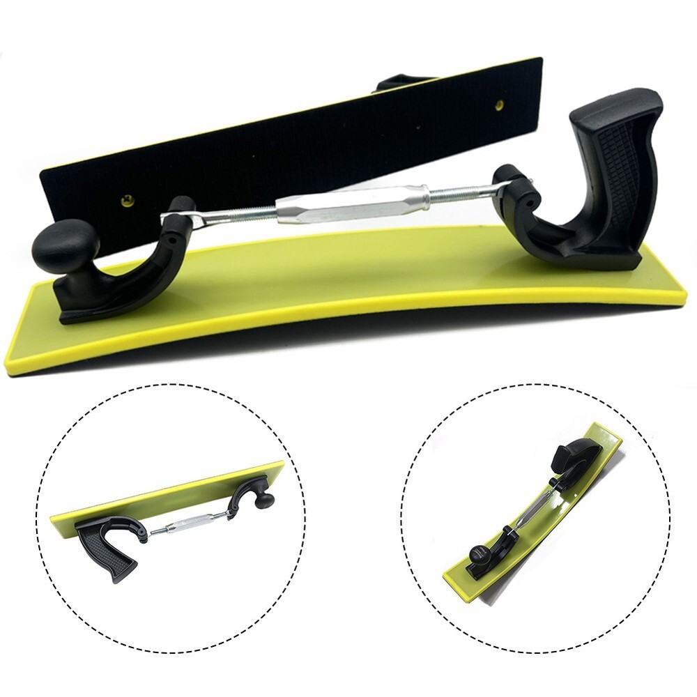 Holder Sanding Disc 70 X 420mm ABS-Polishing Rectangular Yellow + Black