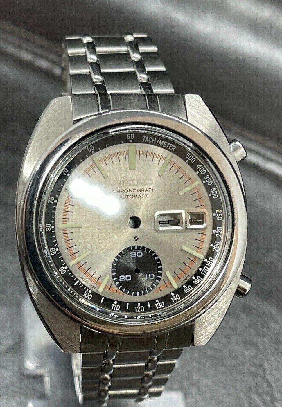 Bracelet For Seiko Bruce Lee 6139-6017 6139-6011 6139-6019 Band Rail Road SS