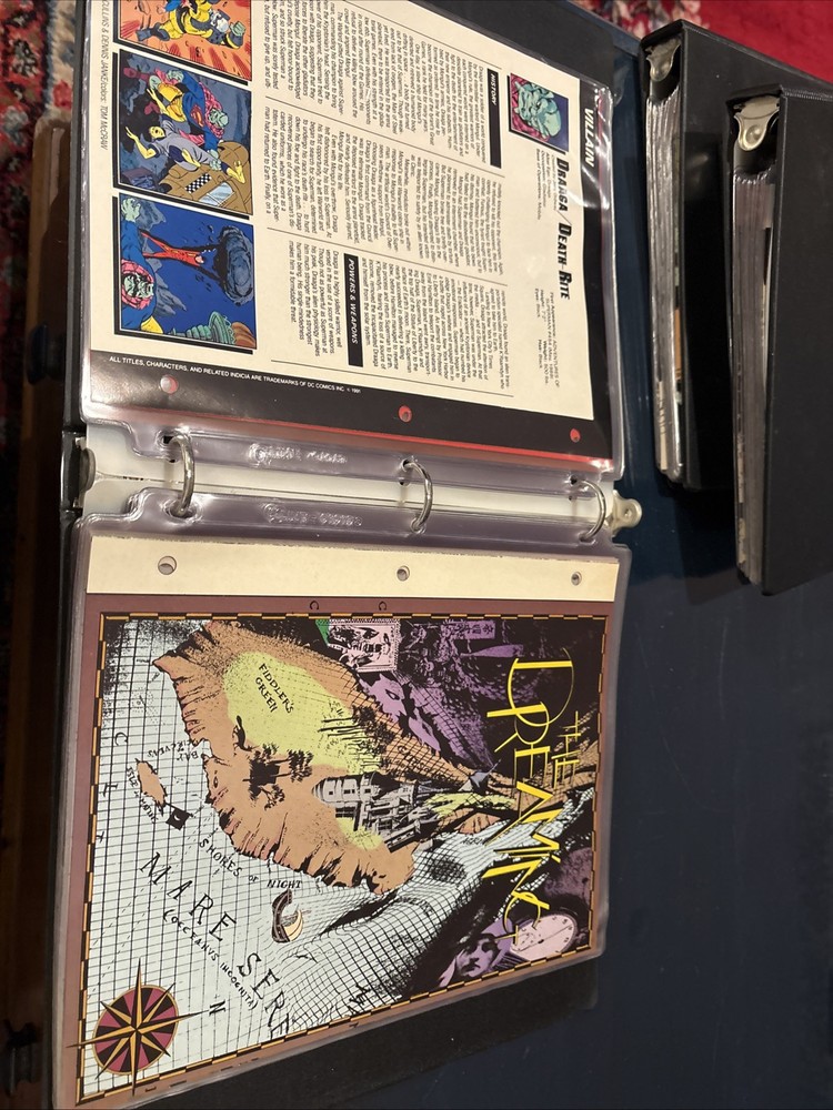 Comic Book Bio Binder
