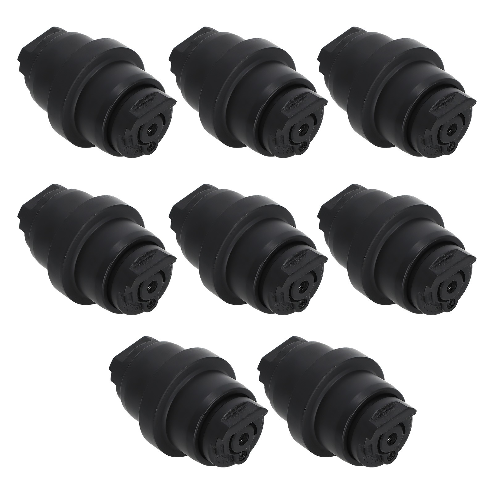8x Black Track Bottom Roller For John Deere 27C 27ZTS 35C 35G 35D 27 ZTS 9237937