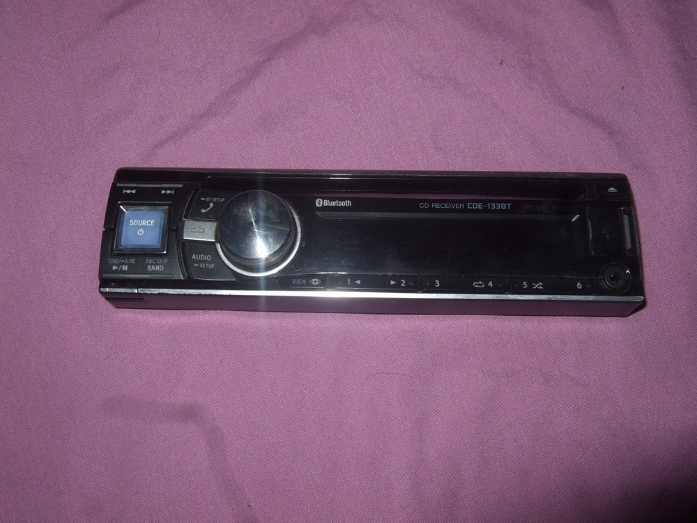 Alpine CDE-133BT Faceplate Only Used #2183