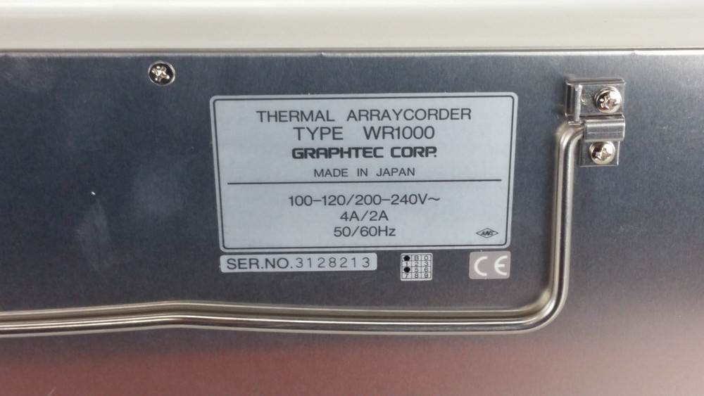Thermal Arraycorder type wr1000 Graphtec Corp