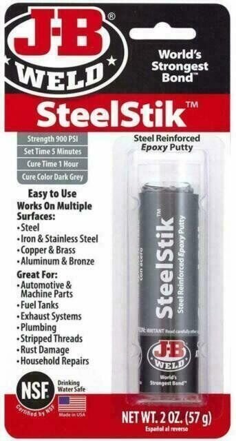 JB Weld Epoxy Steel Stik Weld