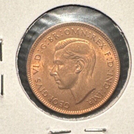 Great Britain 1945 farthing KM 843 BU