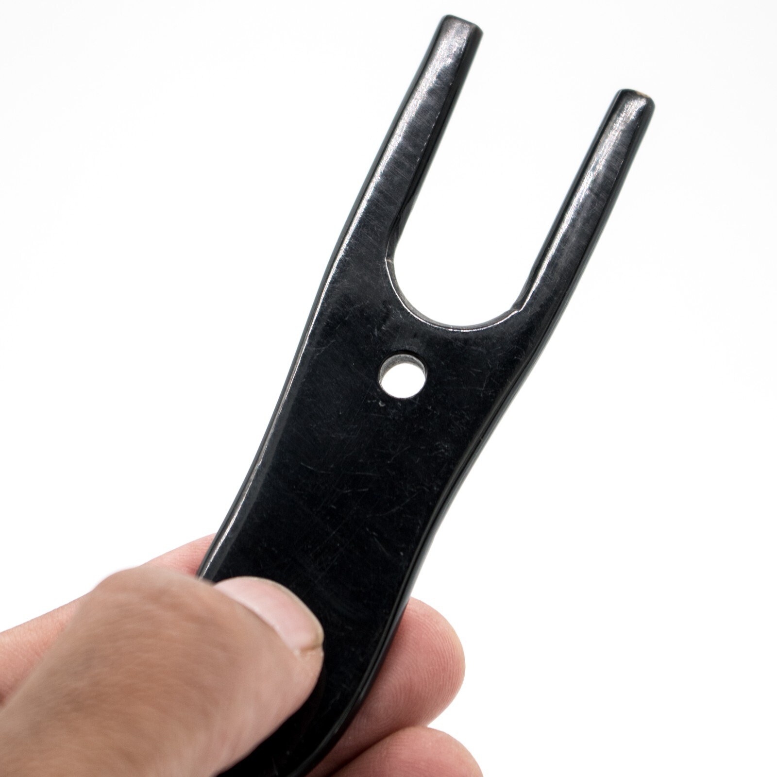 Horn Lucet Knitting Fork Braiding Tool Making Weaving Cording DIY Project Black