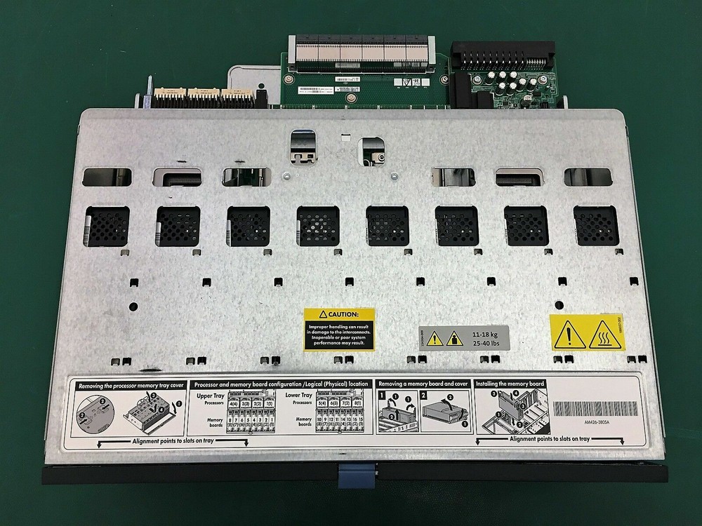 HP AM426-69018-M Lower Processor Board for DL980 G7 w/ Memory Modules