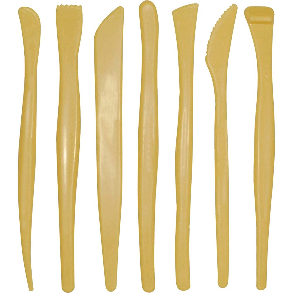 Chenille Kraft 9774 Plastic Modeling Tools 6" Long 7 Assorted Tips