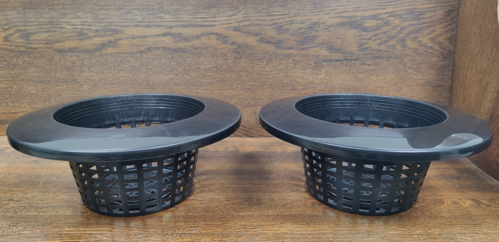 Hydrofarm 8" Wide Lip Basket. For Gardening & Hydroponics. 2-Pack. Brand New!