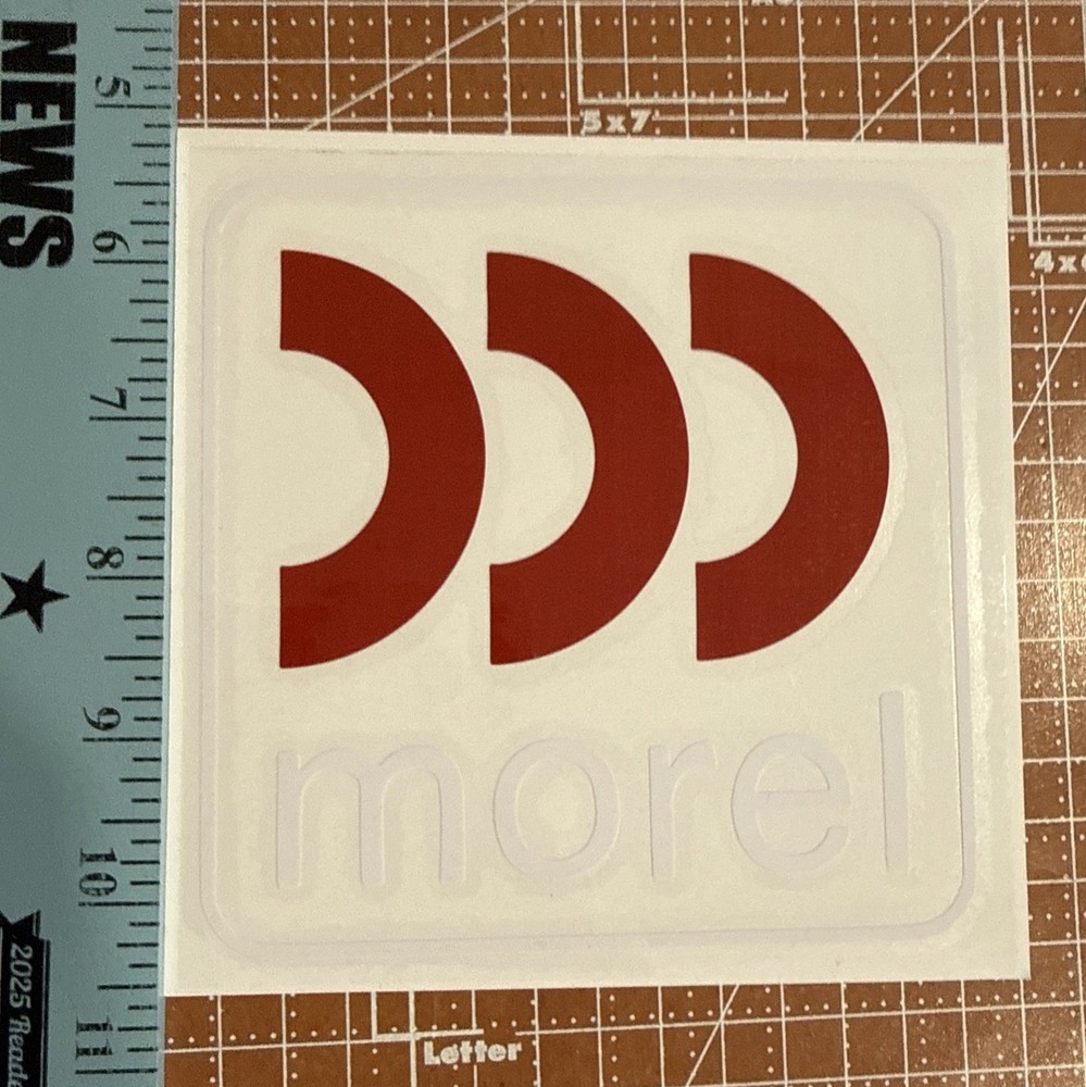 Morel Car Audio Sticker Decal Original