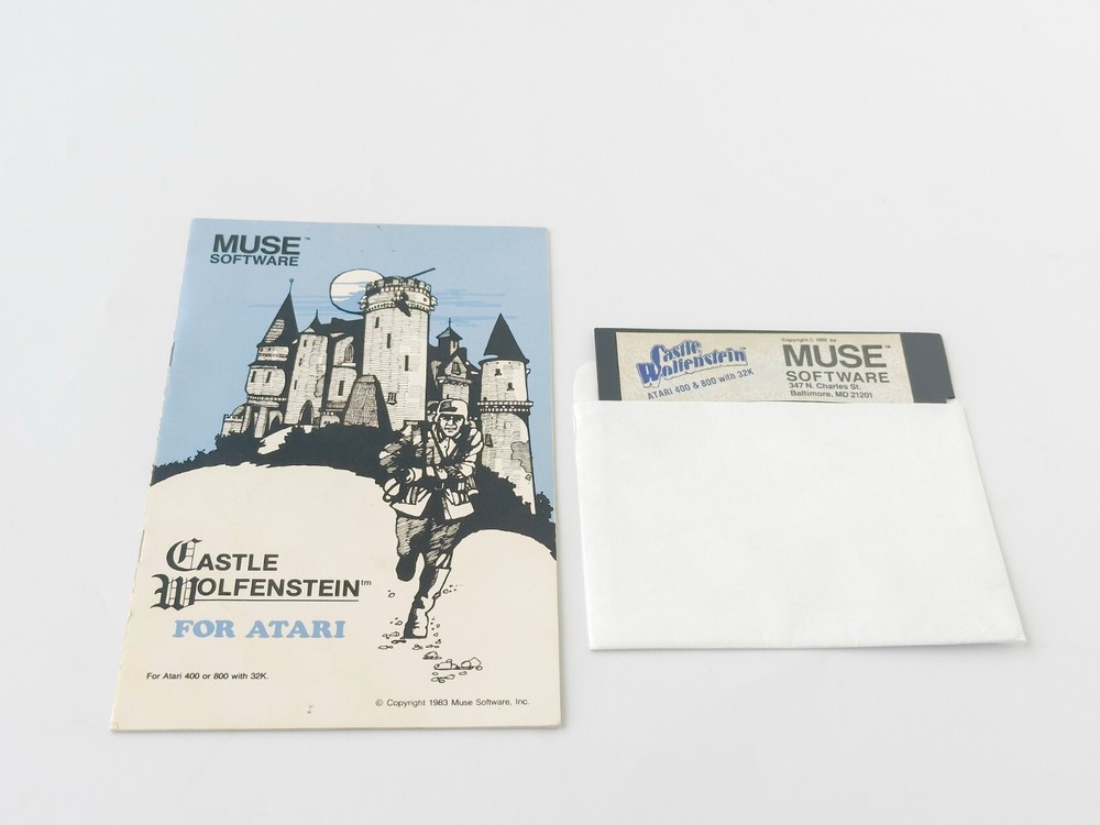 Castle Wolfenstein - MUSE Software - 1982 / Atari 400/800