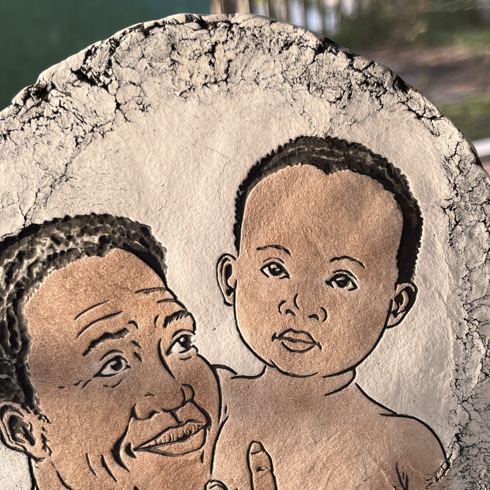 Shapes of Clay Stan Langtwait African American Decor from Ash Mt Rainer