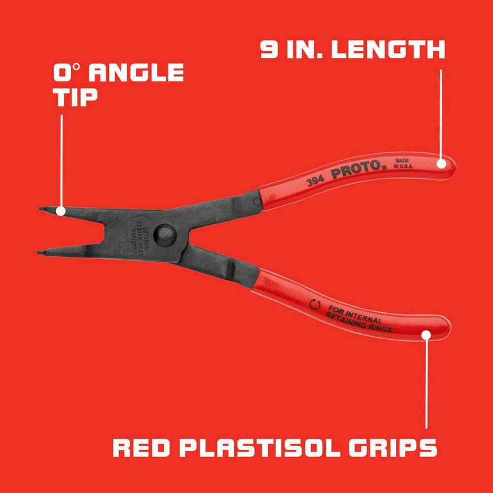 Proto J394 Standard Internal Retaining Ring Pliers