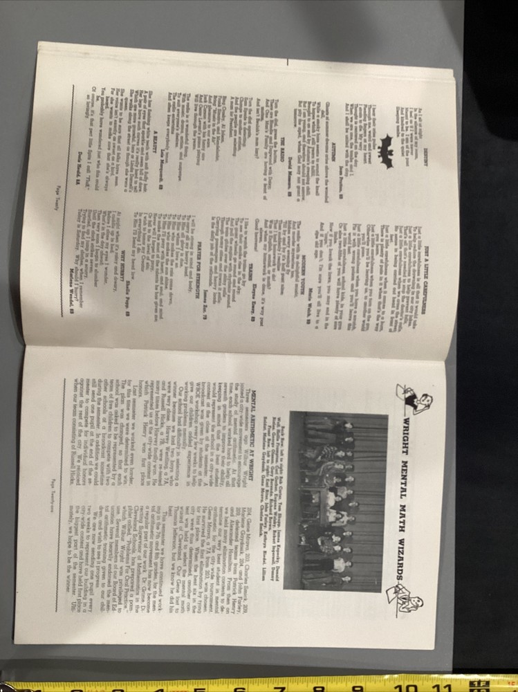 1949 Jan Wilbur Wright Cleveland Ohio Junior High School Publication Program