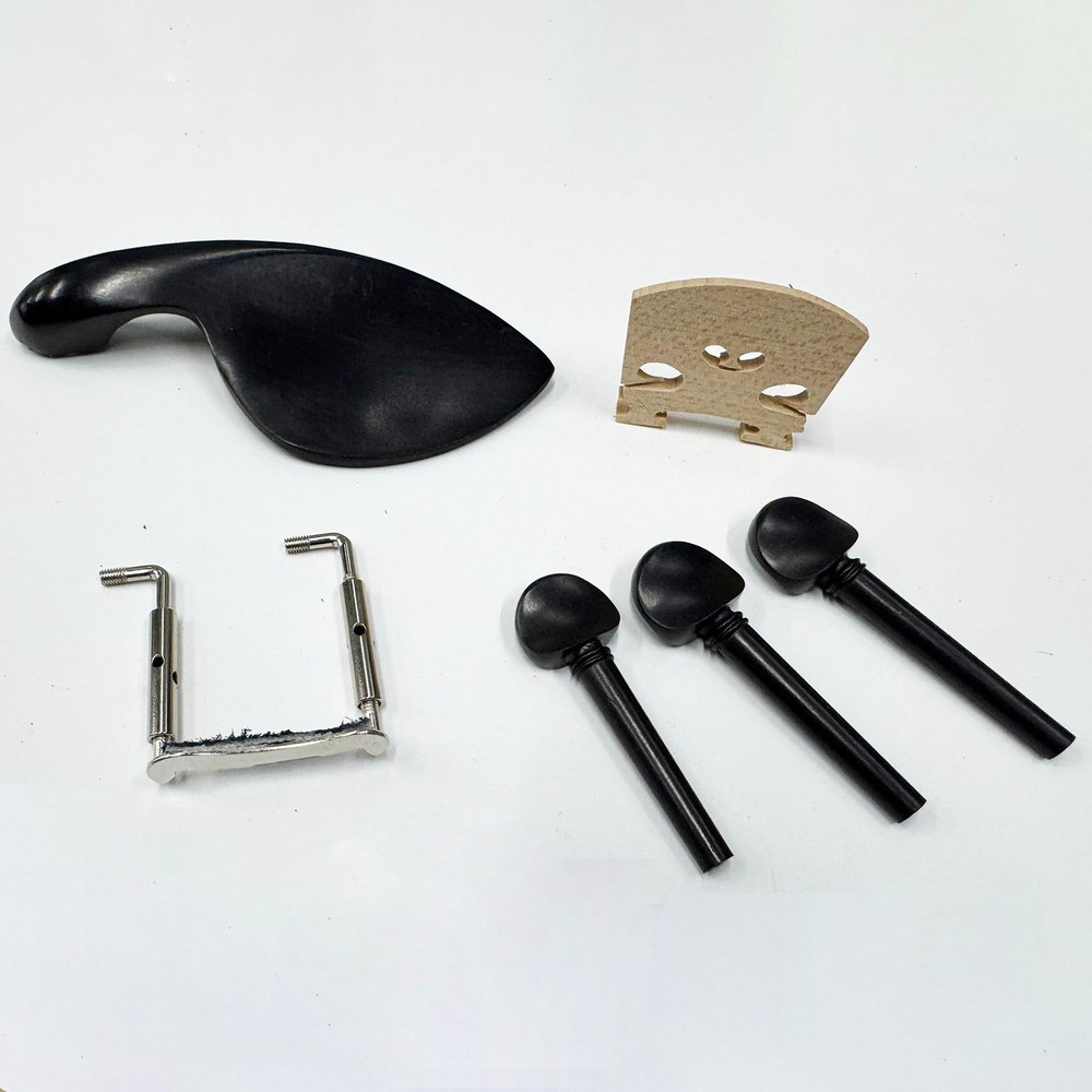 DIY 3/4 Unfinished Violin Making Kit Solid Spruce & Maple Wood Full Set