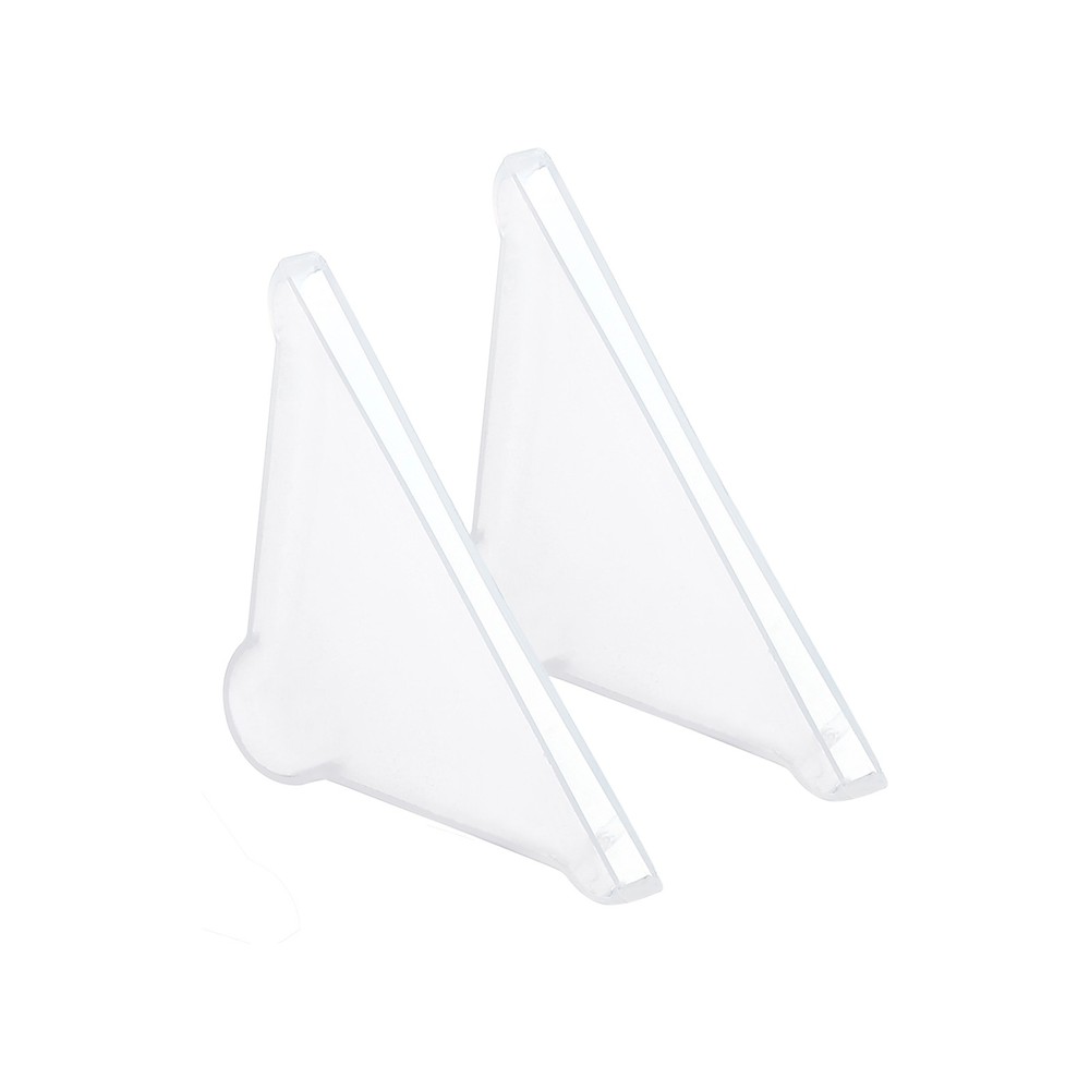 30Pcs 37x3mm PP Corner Protector METAL SHEET Triangle