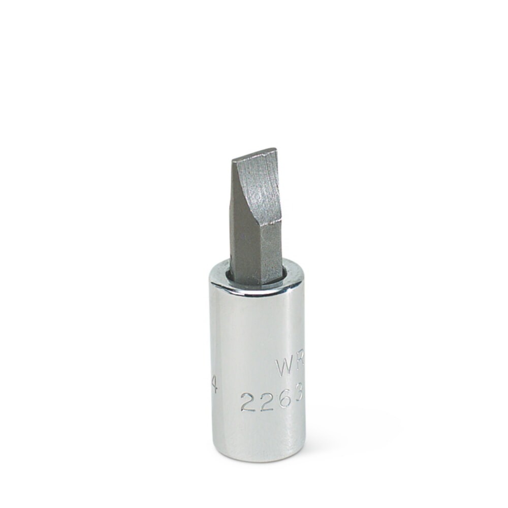 Wright Tool 2260 1/4" Drive Slotted Screwdriver Socket With Bit 3/16"