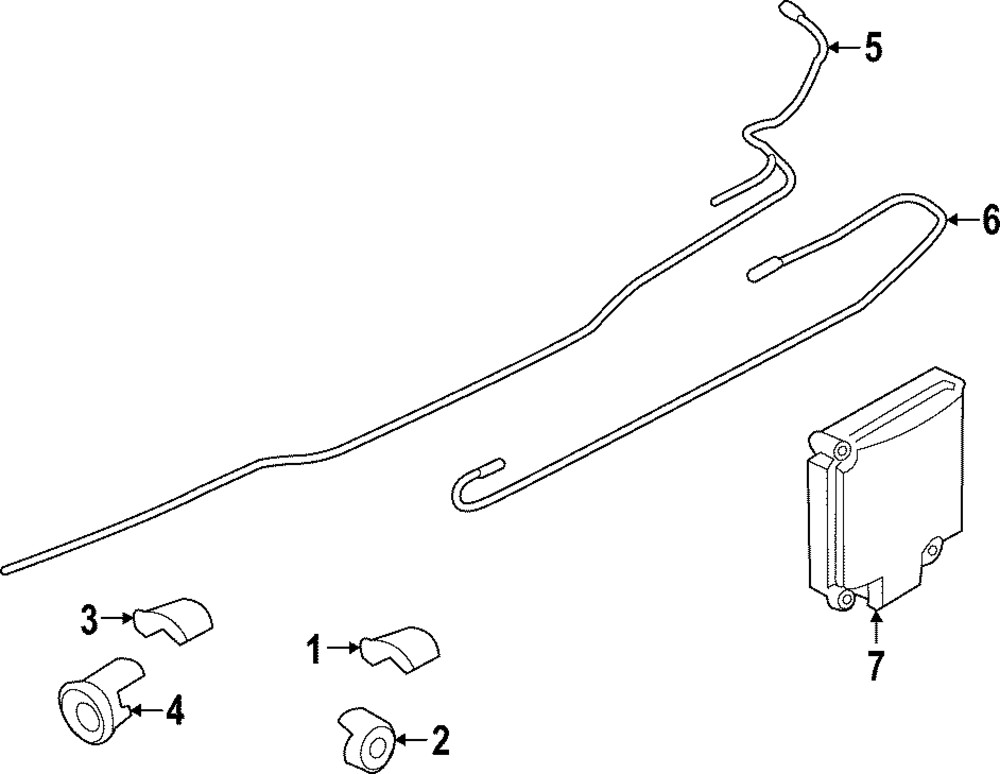 Genuine Ford Blind Spot Detection System Warning Sensor NK4Z14D453A