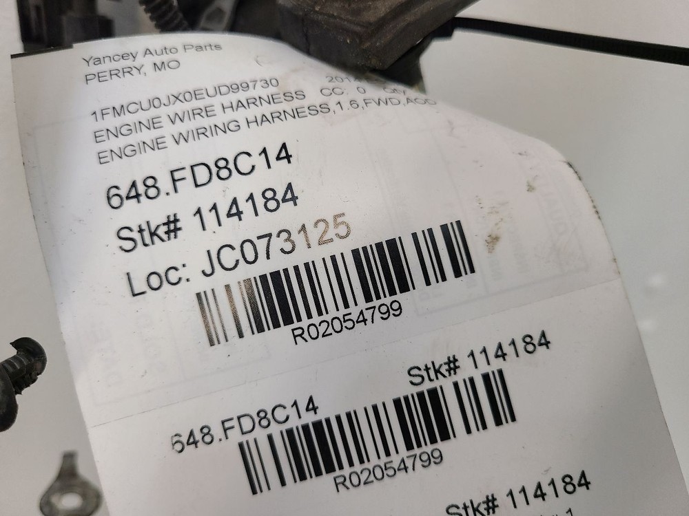 2014 FORD ESCAPE Engine Wire Harness