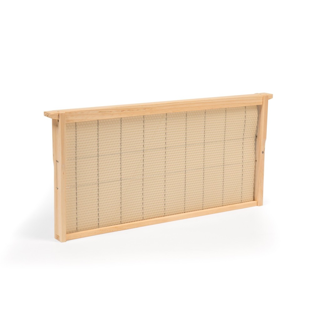 Beekeeping Beehive Frame, Wired Beeswax Foundation, Deep Assembled Amish Made