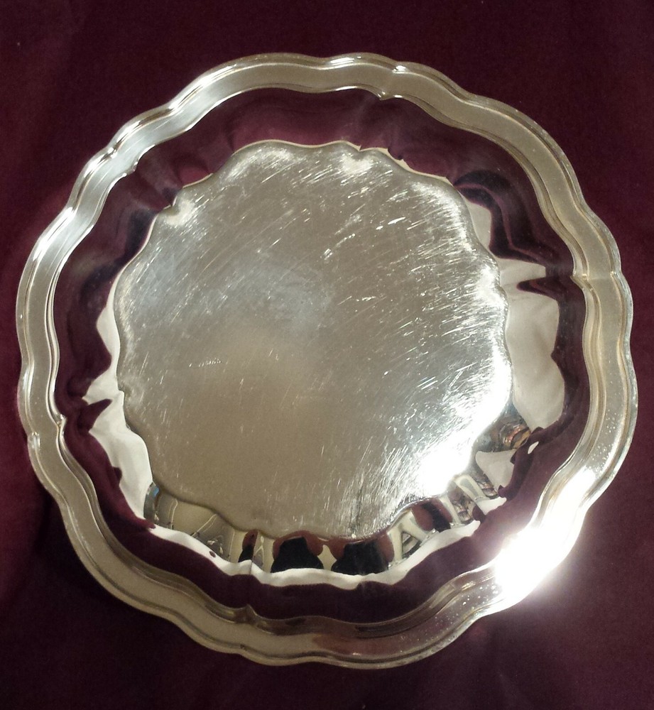 ONEIDA SILVERPLATE CHIPPENDALE BOWL 7-5/8" ROUND