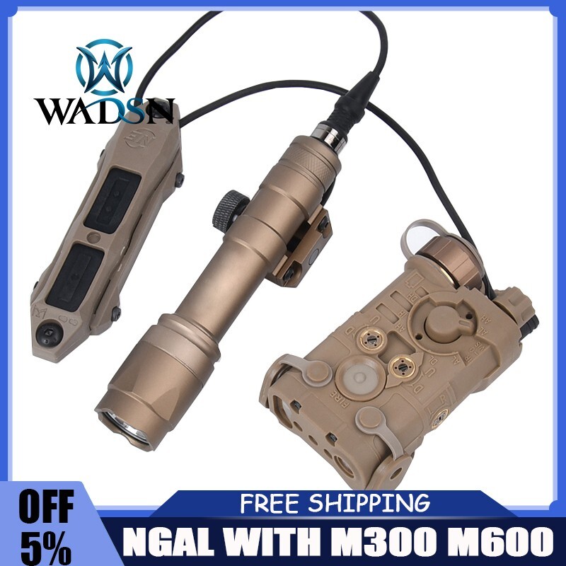 Tactical NGAL Red Dot Green Blue IR Full Function Laser Surefir M300A M600C
