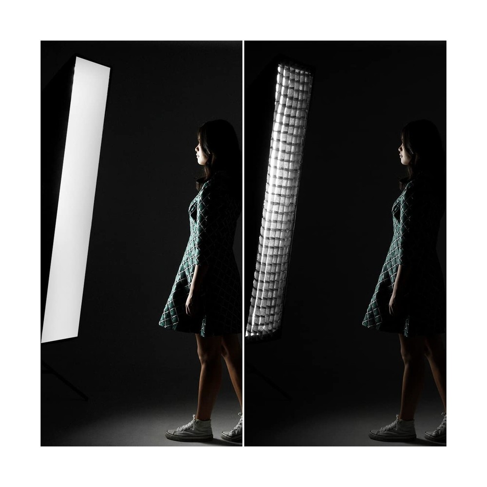 AMBITFUL 2PCS Beehive Honeycomb Grid Strip Softbox Bowens Mount for Studio Fl...