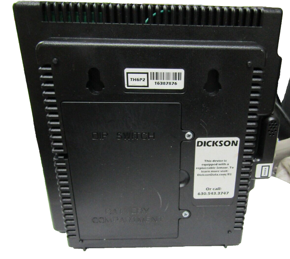 ✌ DICKSON TH6P2 6" Remote Sensing Temperature Humidity Recorder working unit