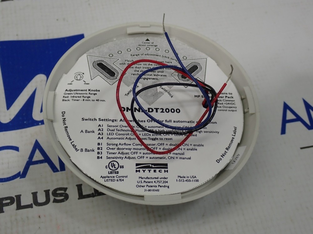 Mytech OMNI DT2000 Occupancy Sensor Dual Technology Ceiling Mount