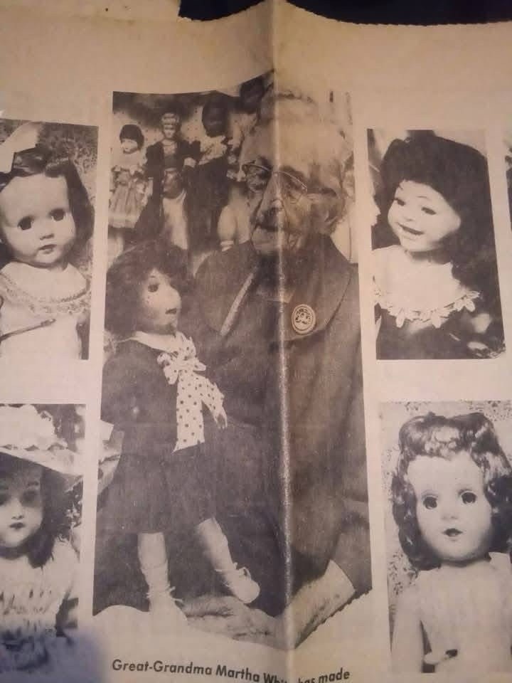 Vintage Signed Doll Head ‘Charlene Wright 1982