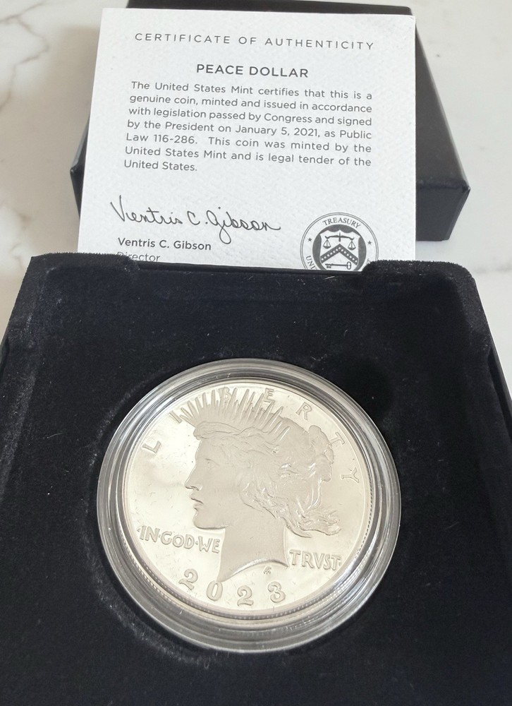 2023-S Proof Peace Silver Dollar