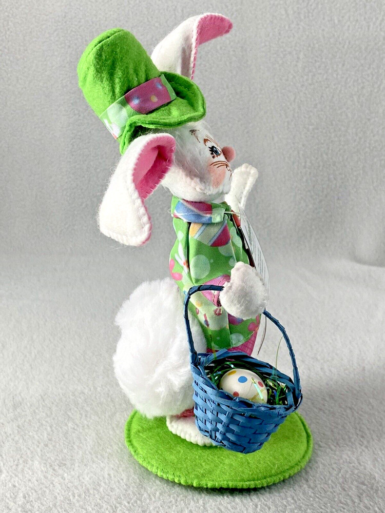 Annalee 2017 Easter Parade Boy Bunny 6" with Basket 201617
