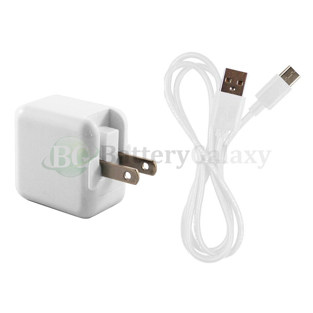 USB Type C Cable+Rapid Wall Charger for Amazon Fire HD 8 10th Generation (2020)