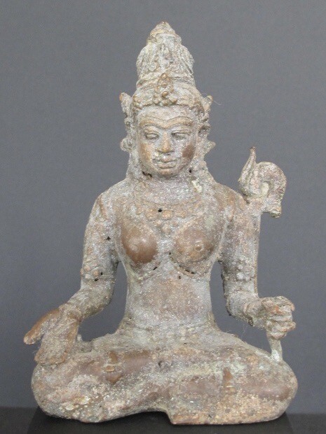 Vishnu Statue In Copper, Indonesia