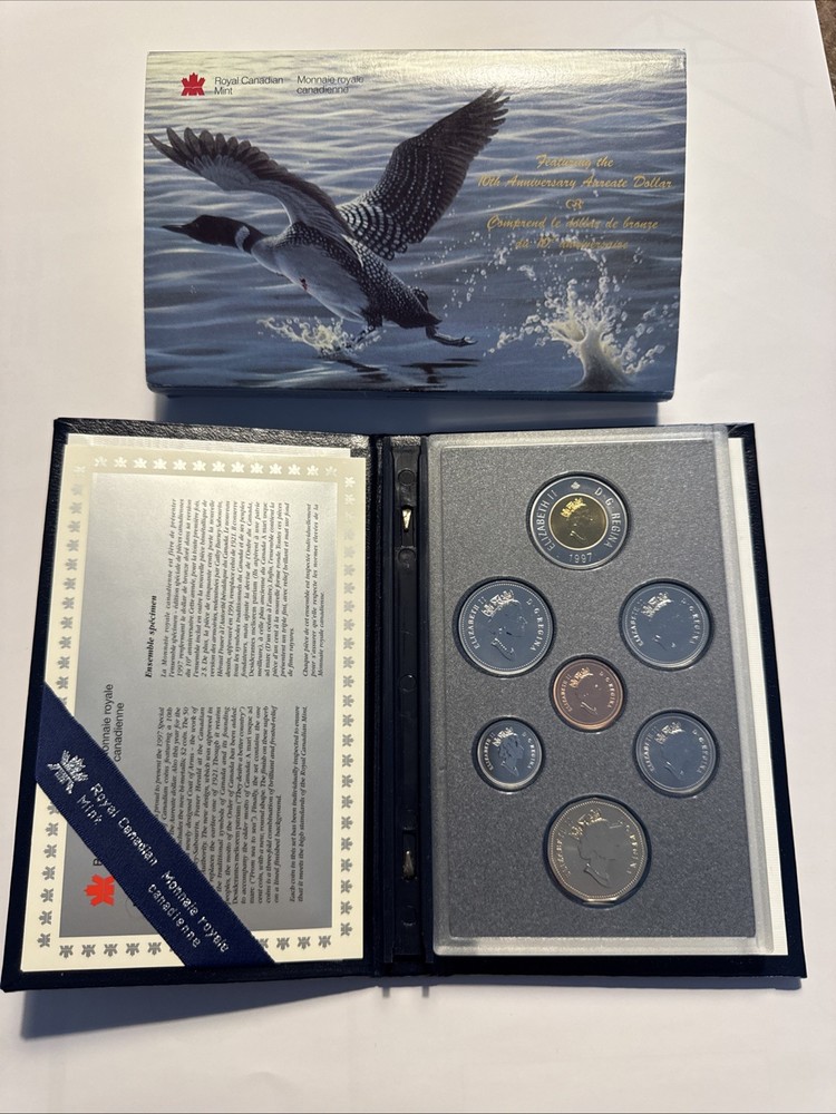 1997 Canada Specimen Set W/ COA & Box