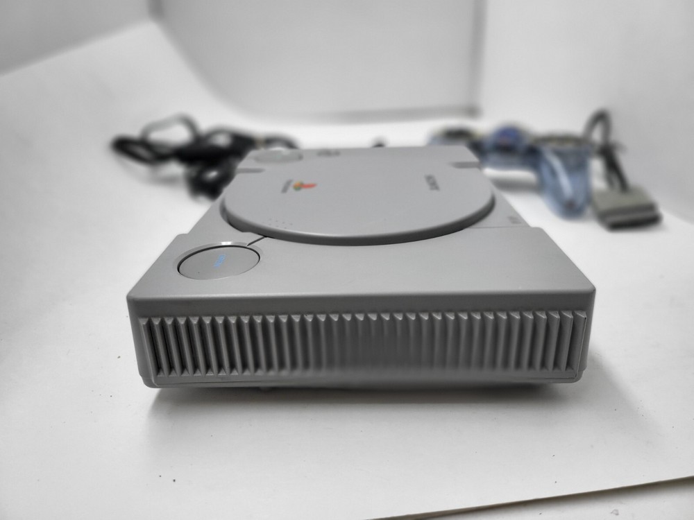 SONY PLAYSTATION 1 SCPH 7501 CONSOLE TESTED & WORKING COMPLETE BUTTON STICKS #O5