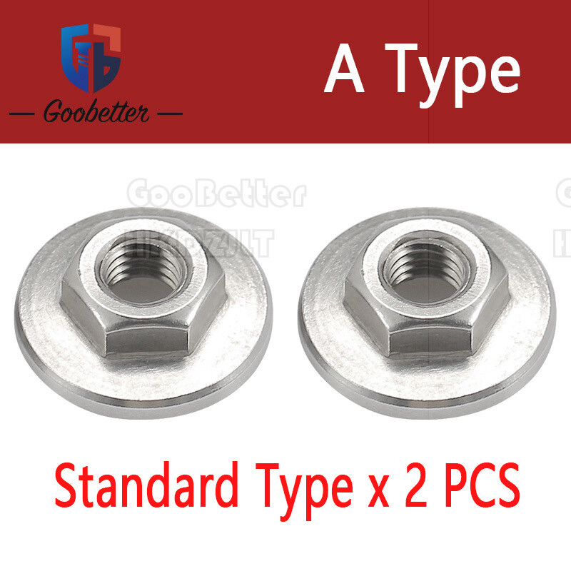Angle Grinder Flange Nut Set Inner & Outer Metal Lock Nuts Tools Model 100