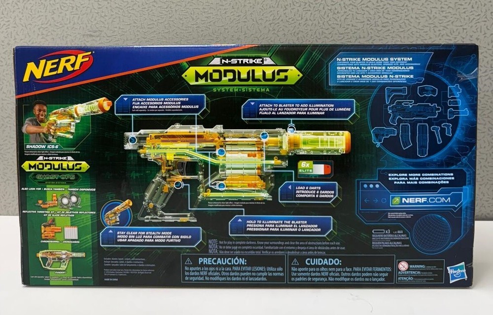 Nerf Modulus Ghost Ops Shadow ICS-6
