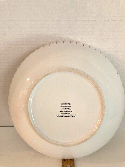 Avon Red Woods Ceramic Bowl 9 3/4"