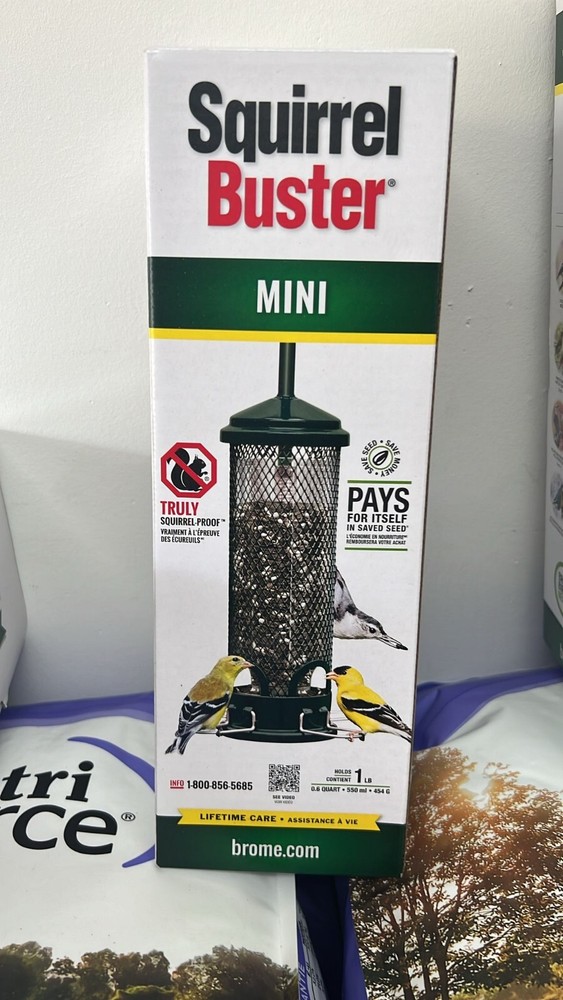 Brome Squirrel Buster Mini Bird Feeder, Squirrel Proof
