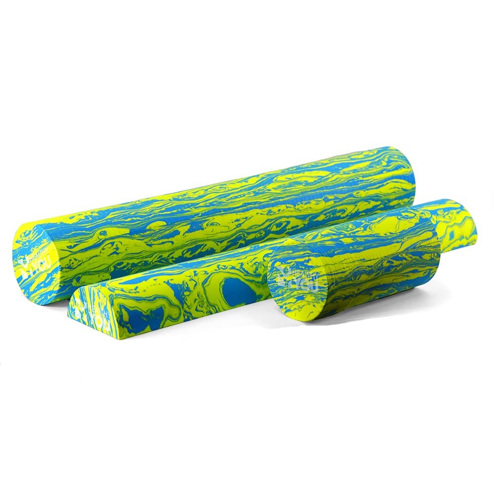 New Best Low Density Soft/Medium Foam Physical Therapy Roller 12" Full Round
